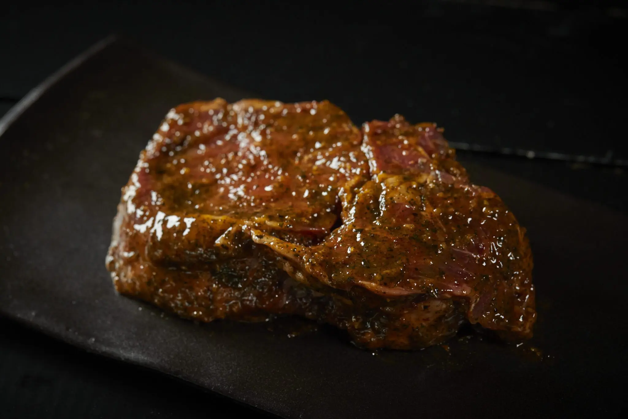 Kálfa ribeye í kryddjurta kryddlegi