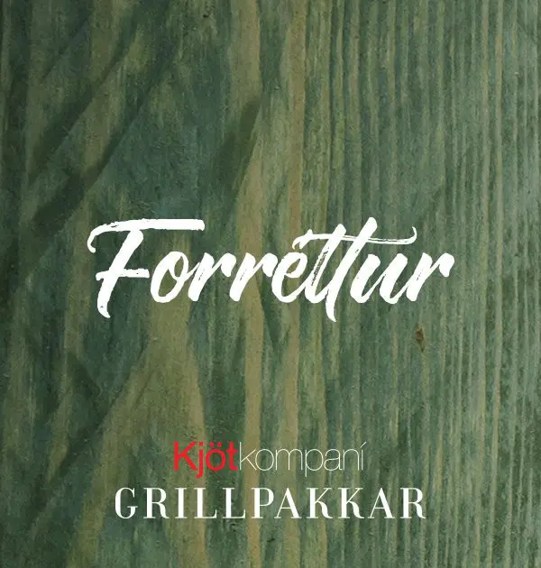 Forréttir með grillpakka