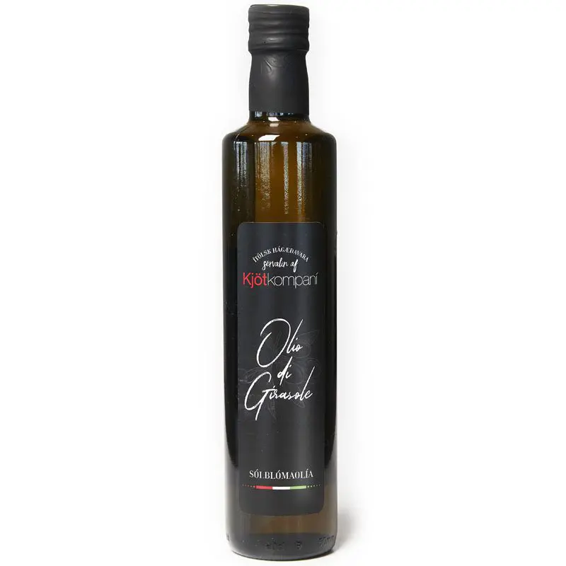 Kaldpressuð jómfrúarolía með hvítlauk 100 ml