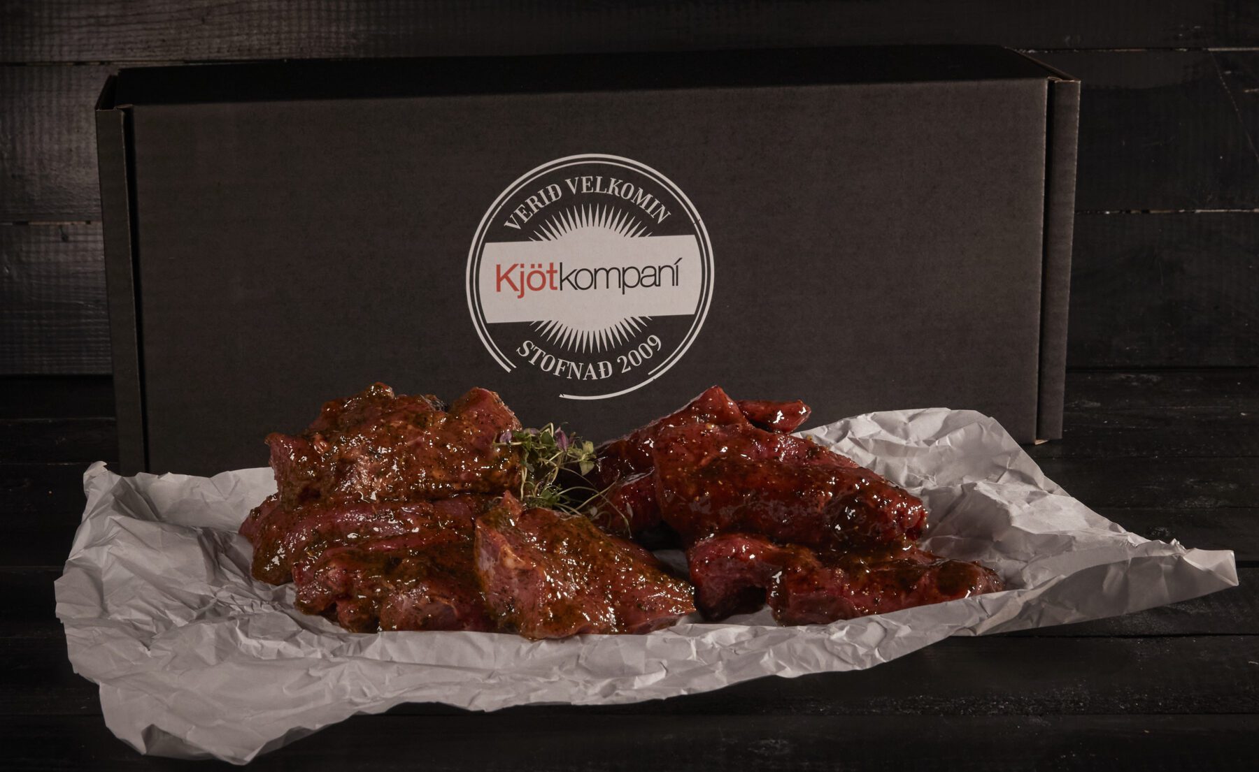 Steikarkassi kryddaður