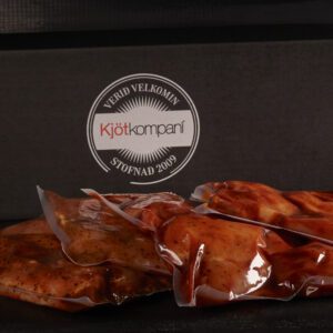 Kjúklingabringur í kassa kryddaðar