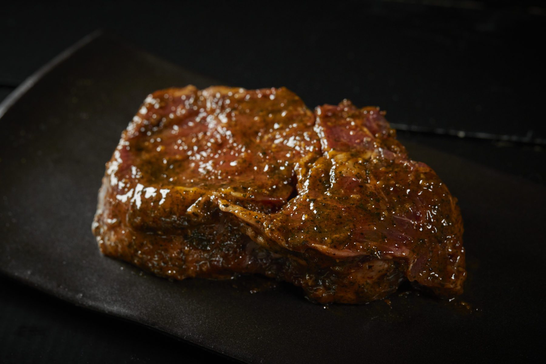 Kálfa ribeye í kryddjurta kryddlegi