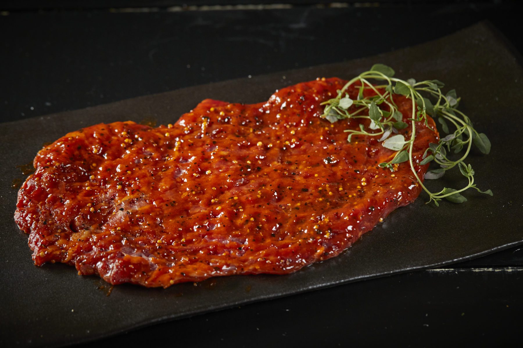 Nauta mínútusteik í hvítlauk og pipar