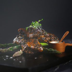 #10 Lamba ribeye í villtum hvítlauk