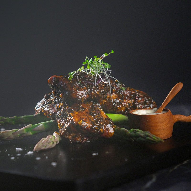 #10 Lamba ribeye í villtum hvítlauk