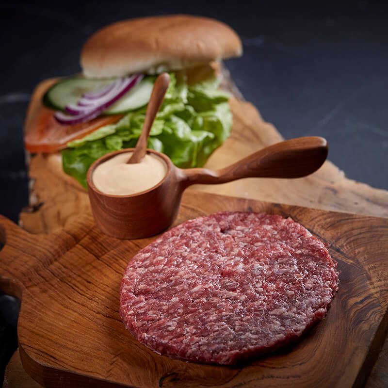 #12 115 gr hamborgari með öllu