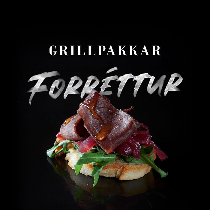 Forréttir með grillpakka