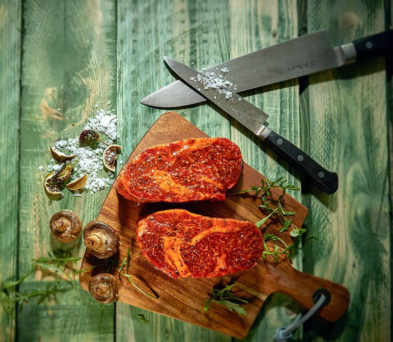 #3 Nauta ribeye  í pipar kryddlegi