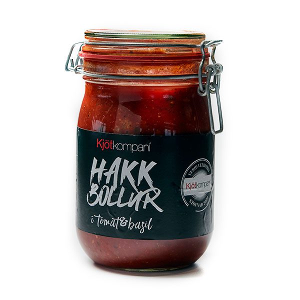 Nauta hakkbollur í tómat og basil 1 kg