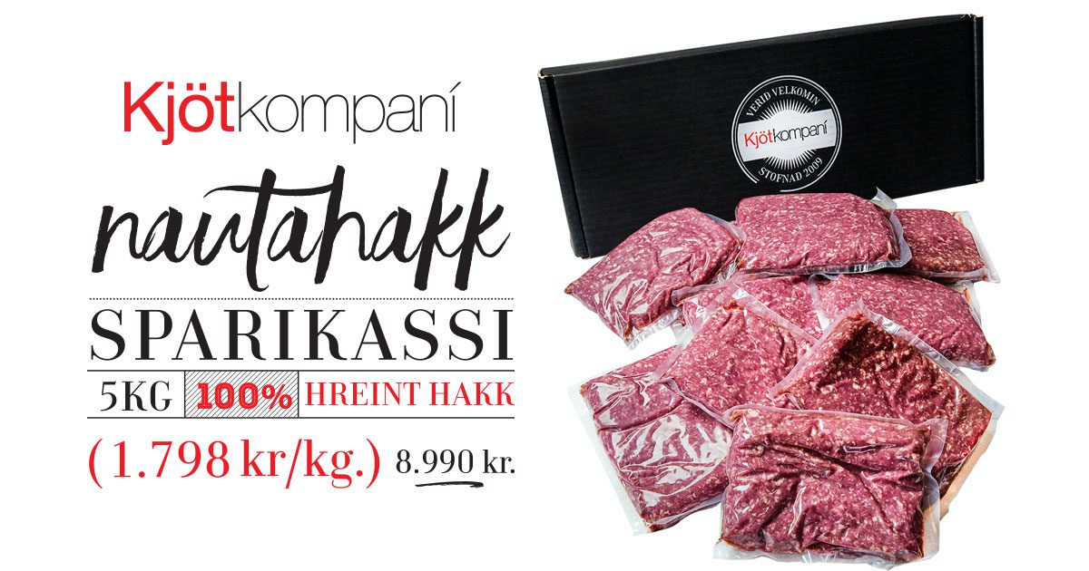 Nautahakks sparikassi 5 kg