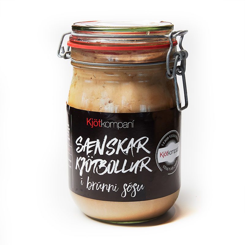 Sænskar hakkbollur í brúnni sósu 1 kg
