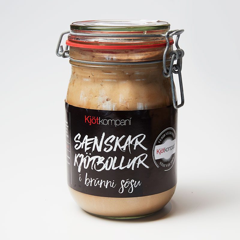 Sænskar hakkbollur í brúnni sósu 1 kg