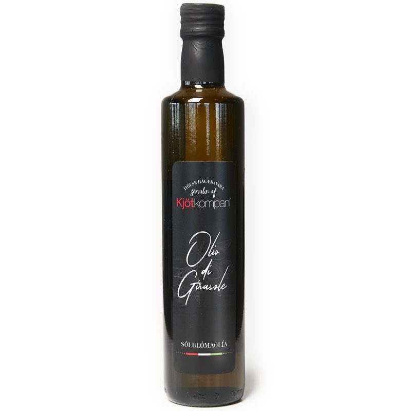 Kaldpressuð jómfrúarolía með hvítlauk 100 ml