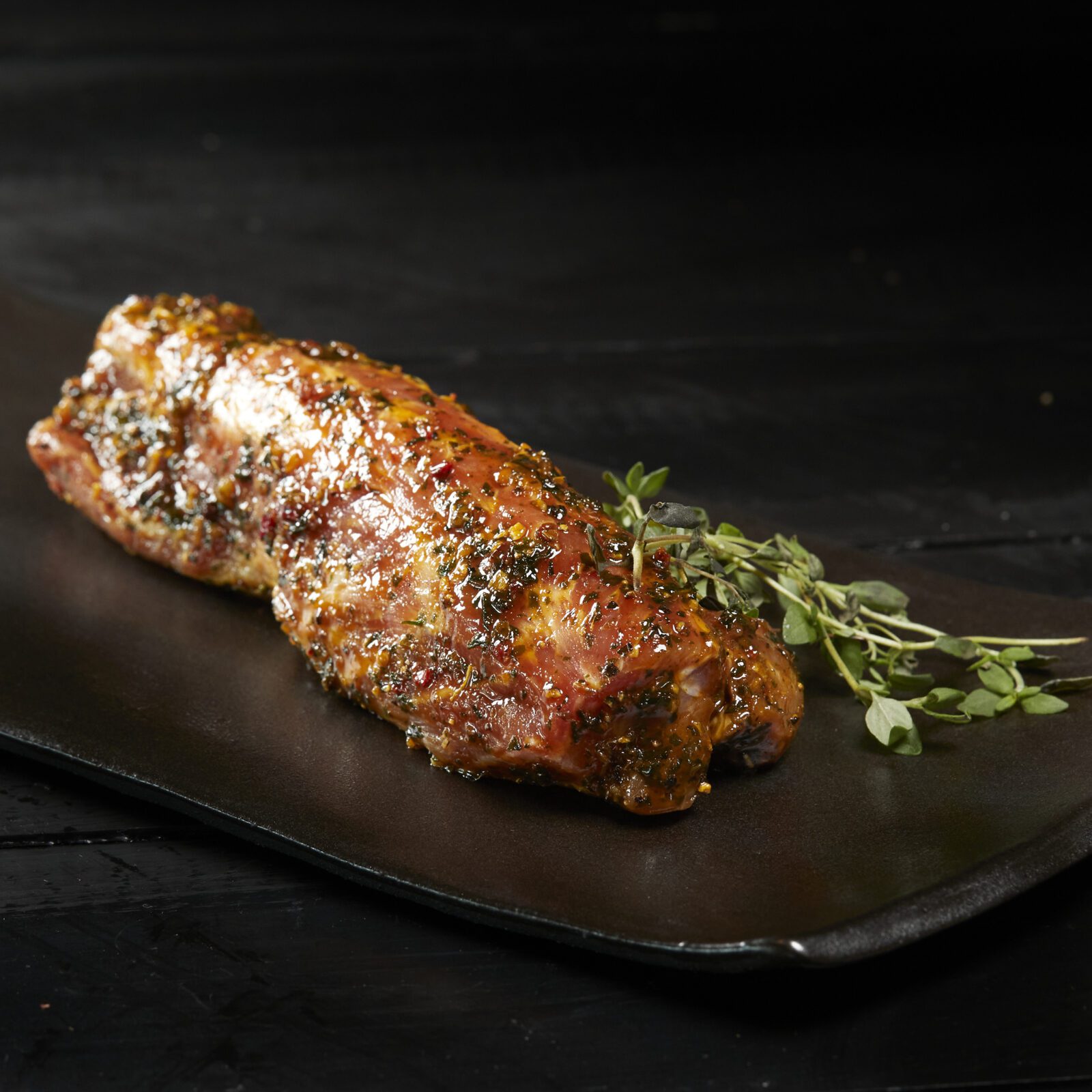 Lamba ribeye í villtum hvítlauk