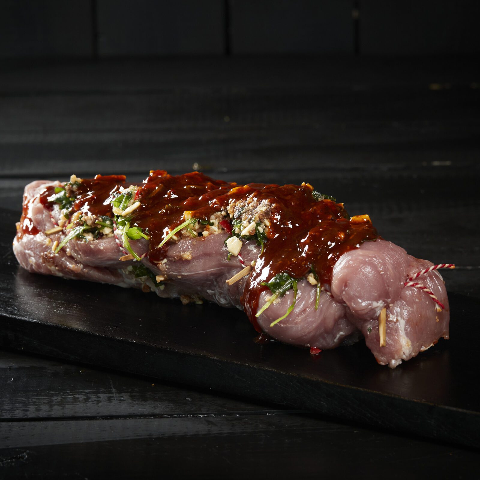 Grísalundir með mexicófyllingu