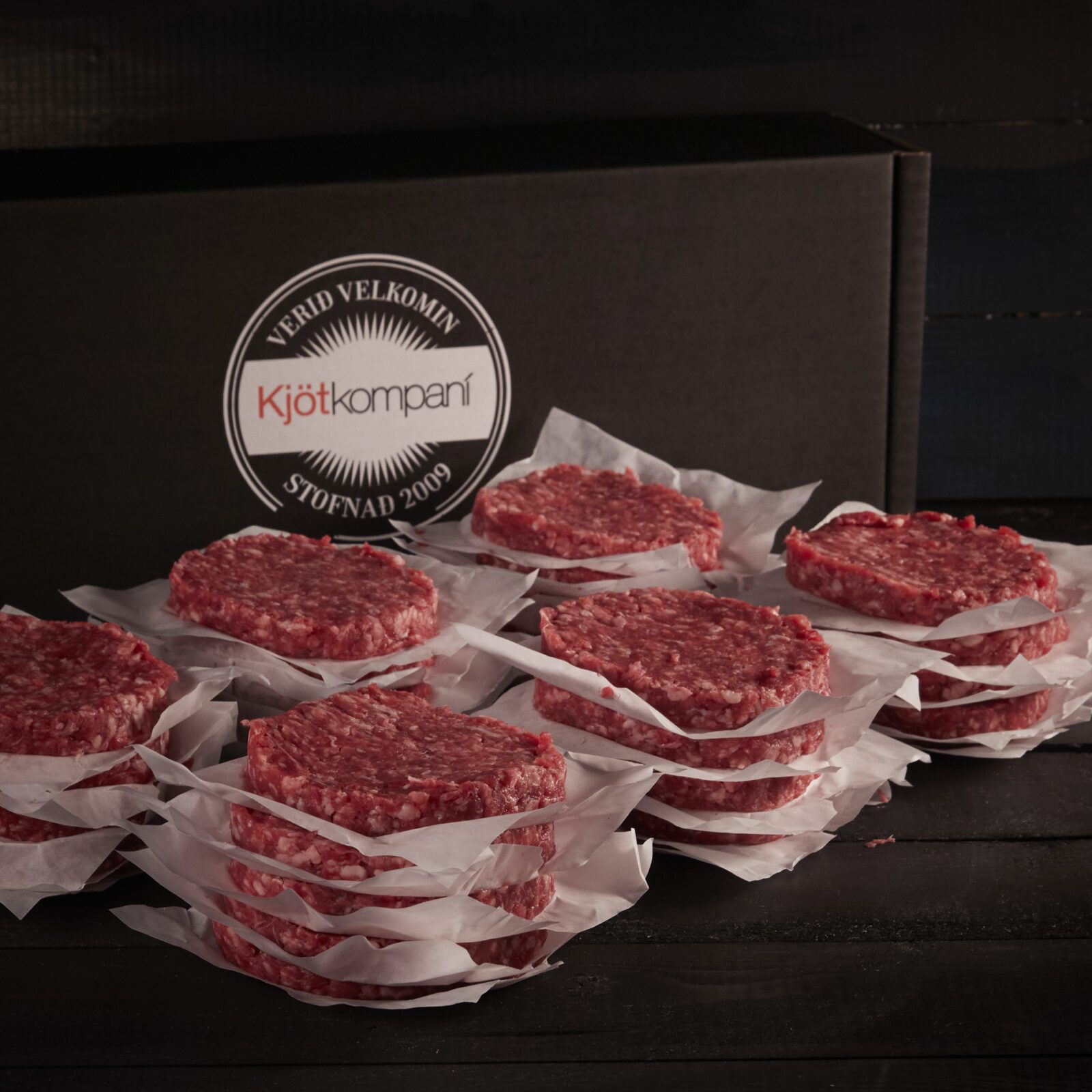 Kjötkassi 40 x 120 gr hamborgarar