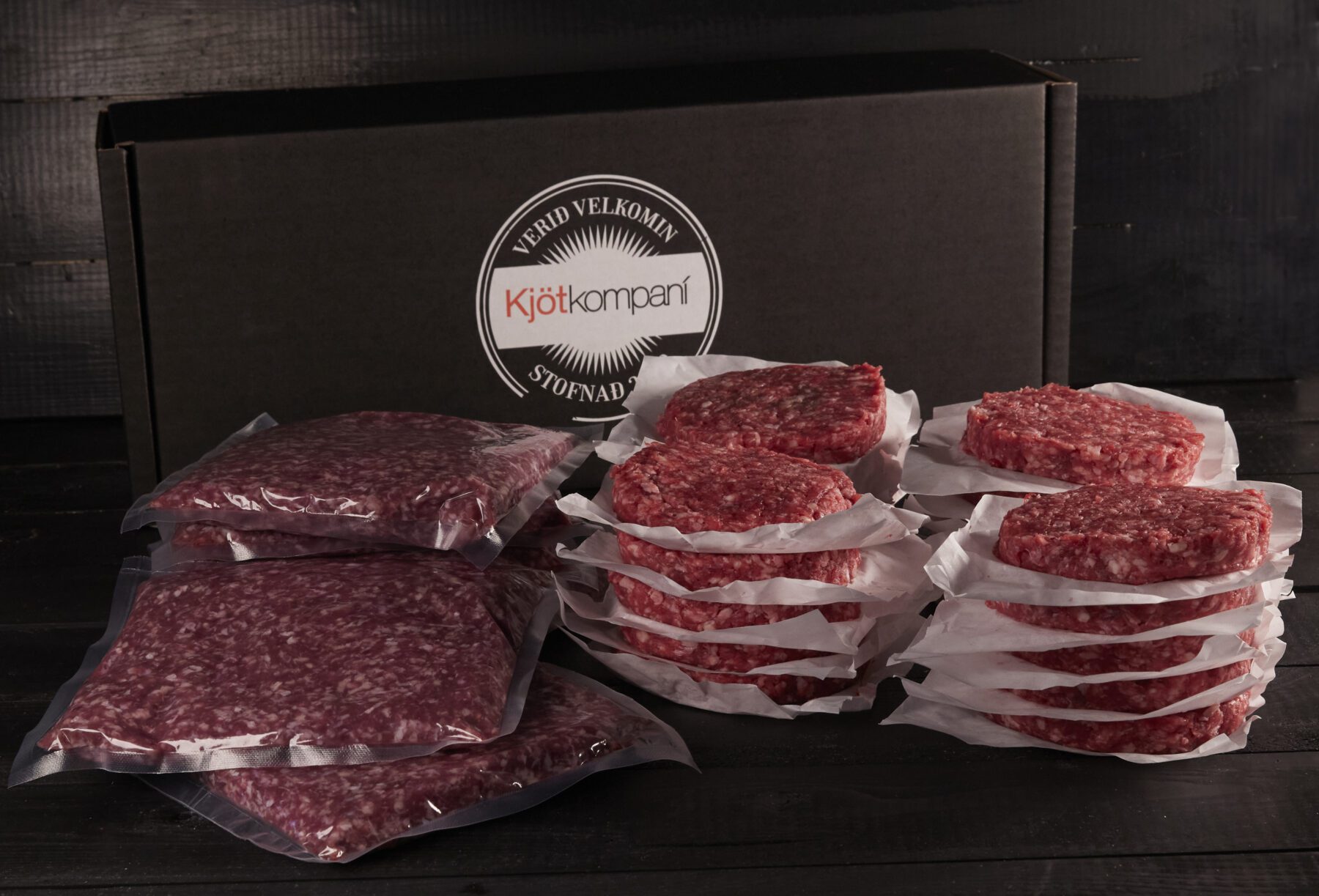 Kjötkassi Nautahakk og hamborgarar