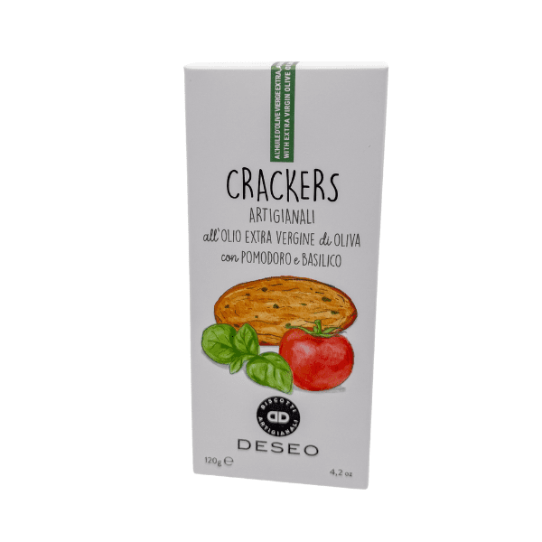 DESEO crackers með tómat og basil 120g